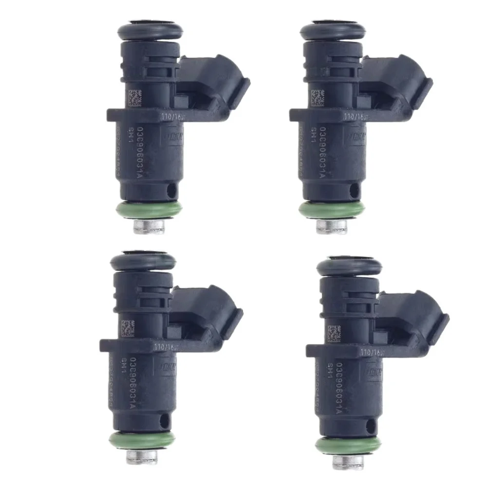 

4pcs OEM 03C906031A Fuel Nozzle Injector For V-W For Audi For Skoda