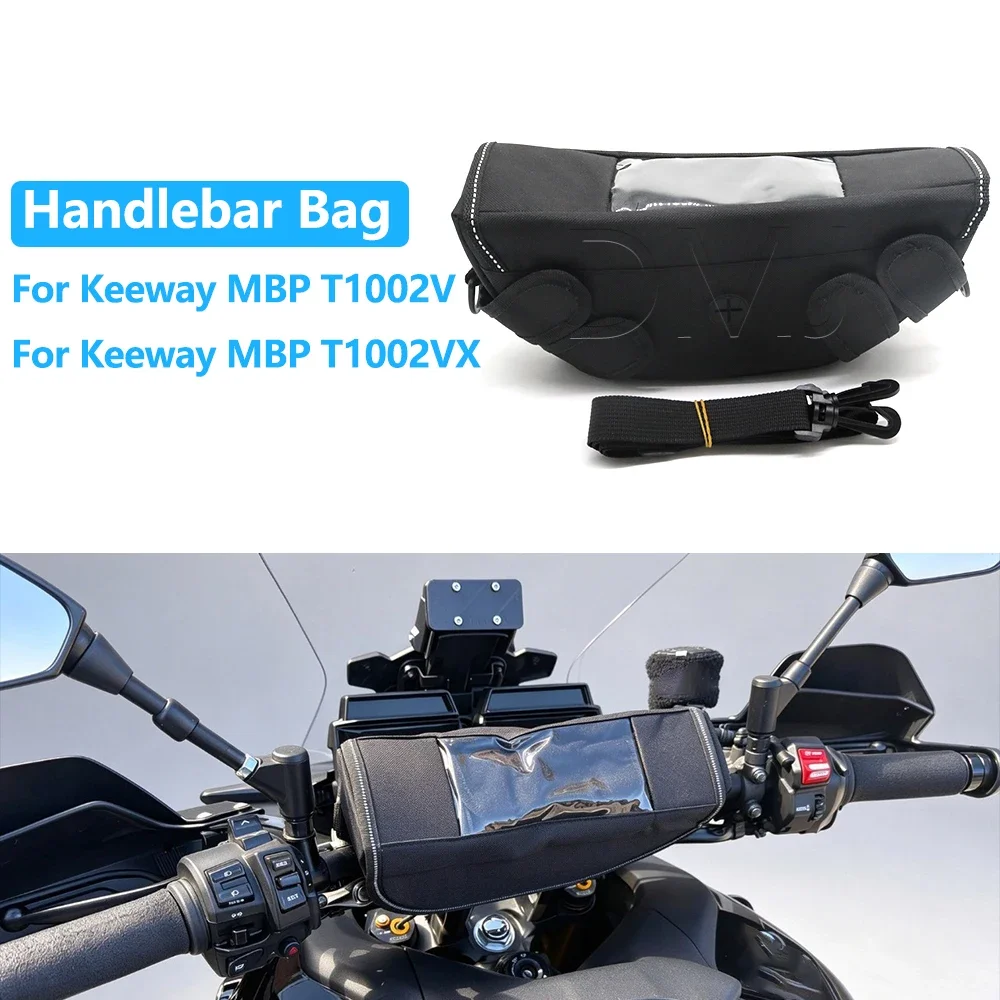Motorcycle Accessories Waterproof Bag Storage Travel Handlebar Bag Tool Bag For Keeway MBP T1002V T1002VX T1002V X