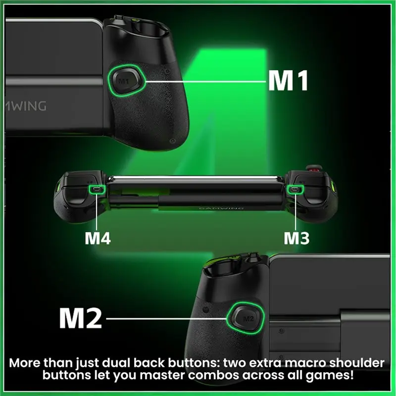 ~【On Sale】Type-C Android Ios Mobile Gaming Controller Wired Bluetooth Stretch Game Controller For Android Ios Phone Turbo Auto-F