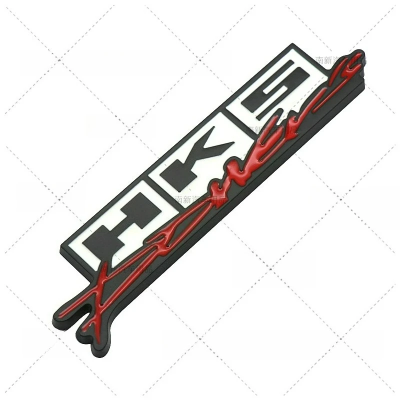 تعديل عالي الجودة ثلاثية الأبعاد ملصقات السيارات المعدنية HKS النمط الياباني غطاء الخدش لتقوم بها بنفسك اكسسوارات السيارات الديكور