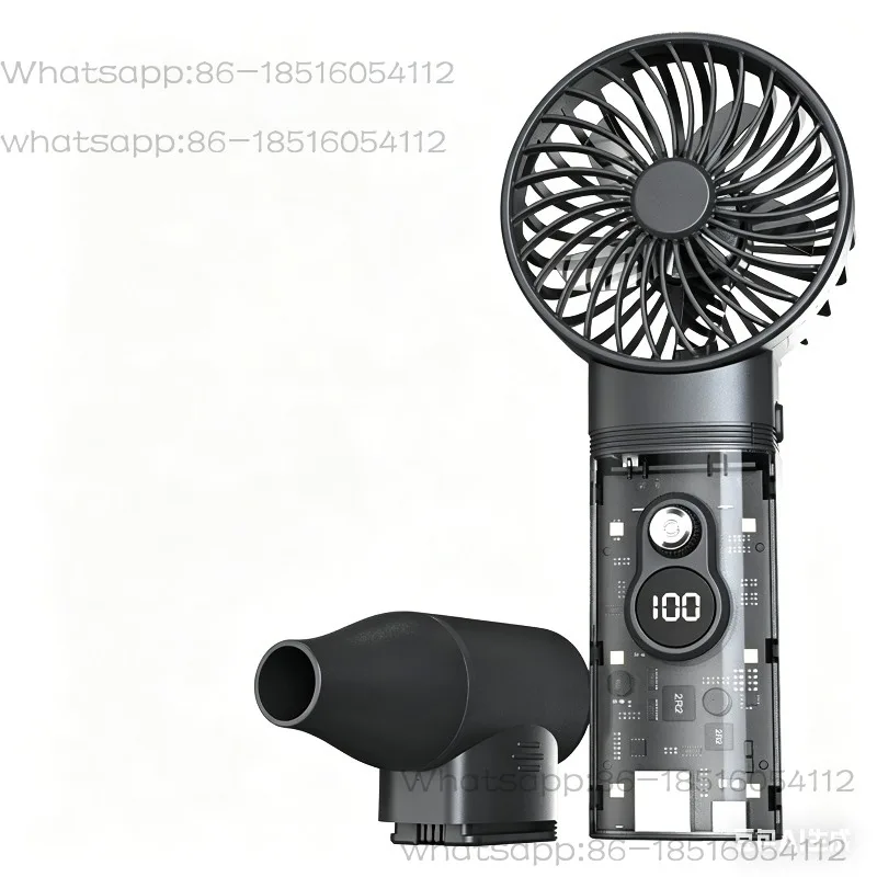 新しく改良されたブラシレス強力ファン、ハンドヘルドターボファン、ダブルヘッド切り替え式バッテリー、取り外し可能、幅広く使用可能