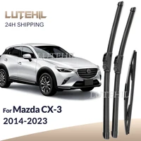 Limpiaparabrisas delantero y trasero para Mazda CX3, limpiaparabrisas de 22 ""+ 18"" + 10 "", 2014-2023, 2015, 2016, 2017, 2018, 2019