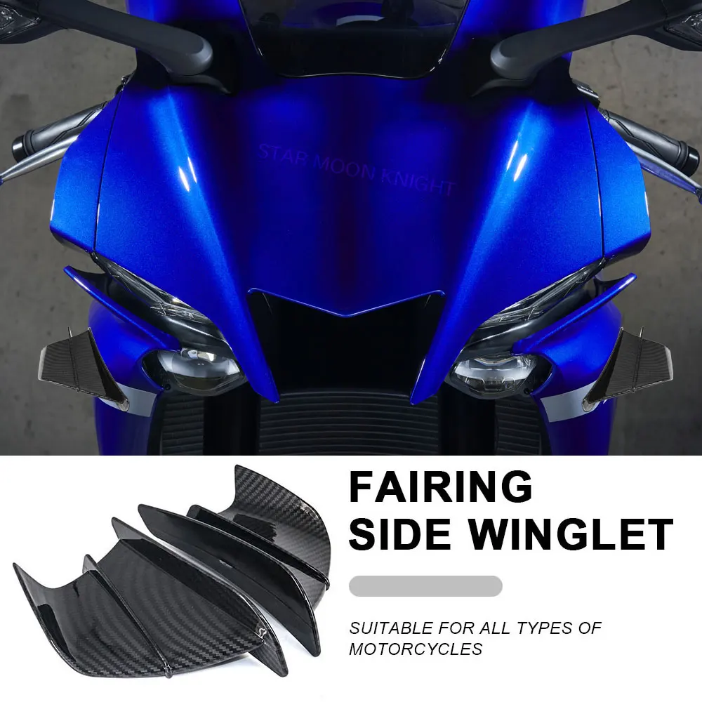 Winglet Aerodynamic Wing Kit Spoiler For Yamaha YZF R1 R1M R7 R6 R3 R125 FZ6R TZR50 FZ1 Fazer 8