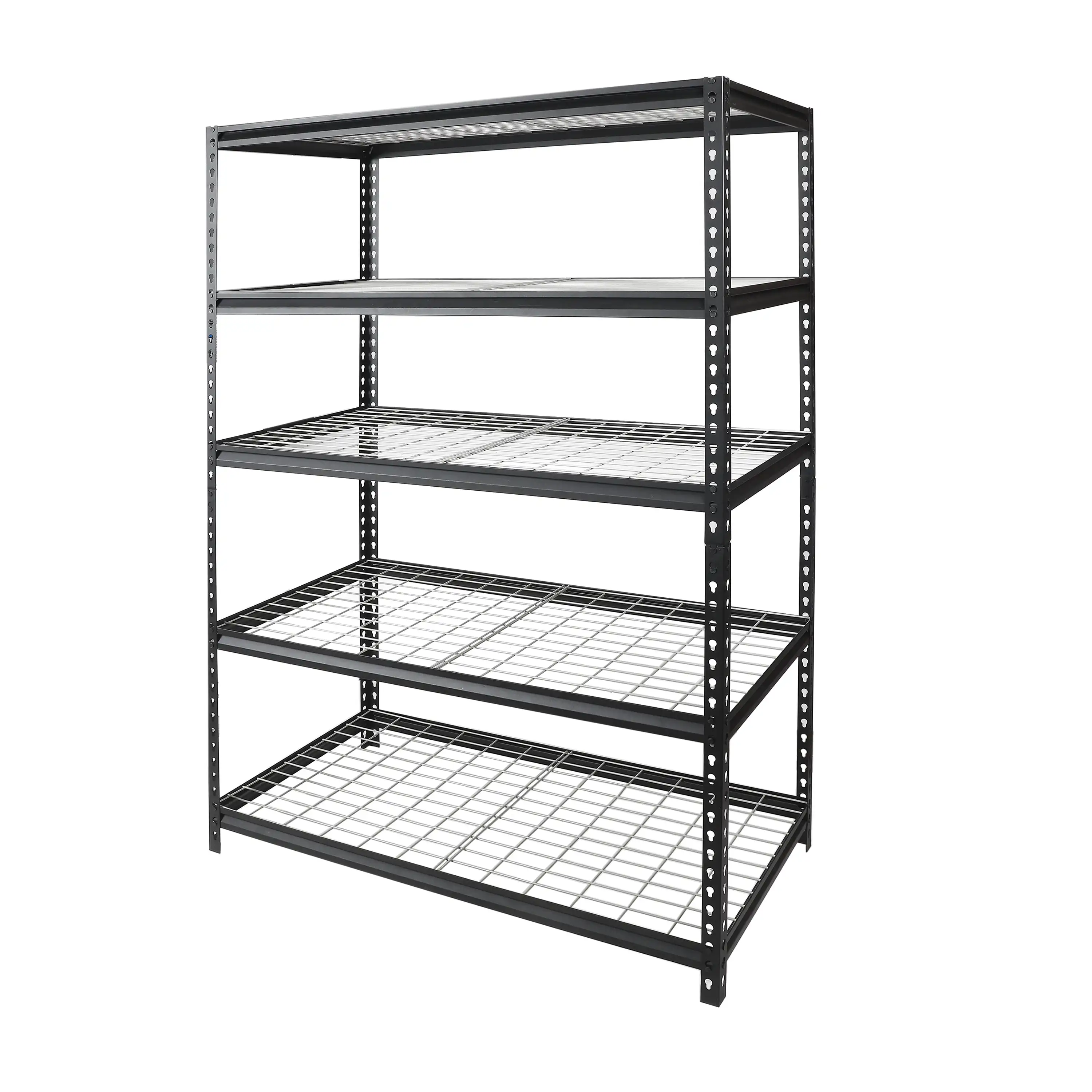 48 Inch W X 24 Inch D X 72 Inch H 5 Shelf Freestanding Shelves 4000 Lbs.  Capacity Adult Heavy Duty Powder Coated Steel