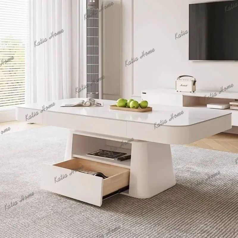 Factory Direct Japanese Beige Coffee Tables Classy Classic White Living Room Coffee Tables Modern Designer Mesa De Centro Furnit