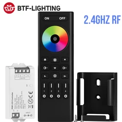 Mini LED Controller Kits 2.4GHz Remote Dimmer 2pin CCT 3pin RGB 4pin RGBW 5pin RGBCCT 6pin FCOB 2835 5050 LED Strip DC5V 12V 24V