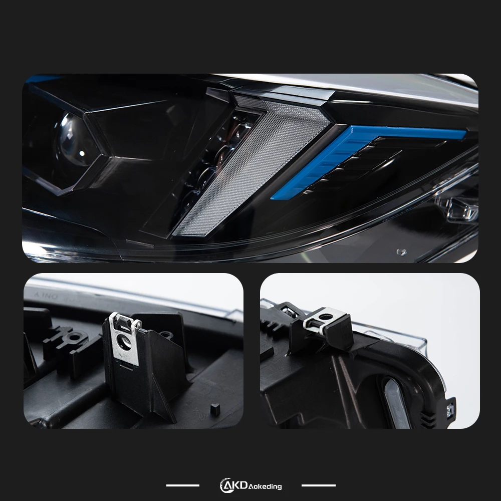 AKD Head Lamp for BMW F32 F36 M4 F82 LED Headlight 2013-2019 Headlights 425I DRL Turn Signal High Beam Angel Eye Projector Lens