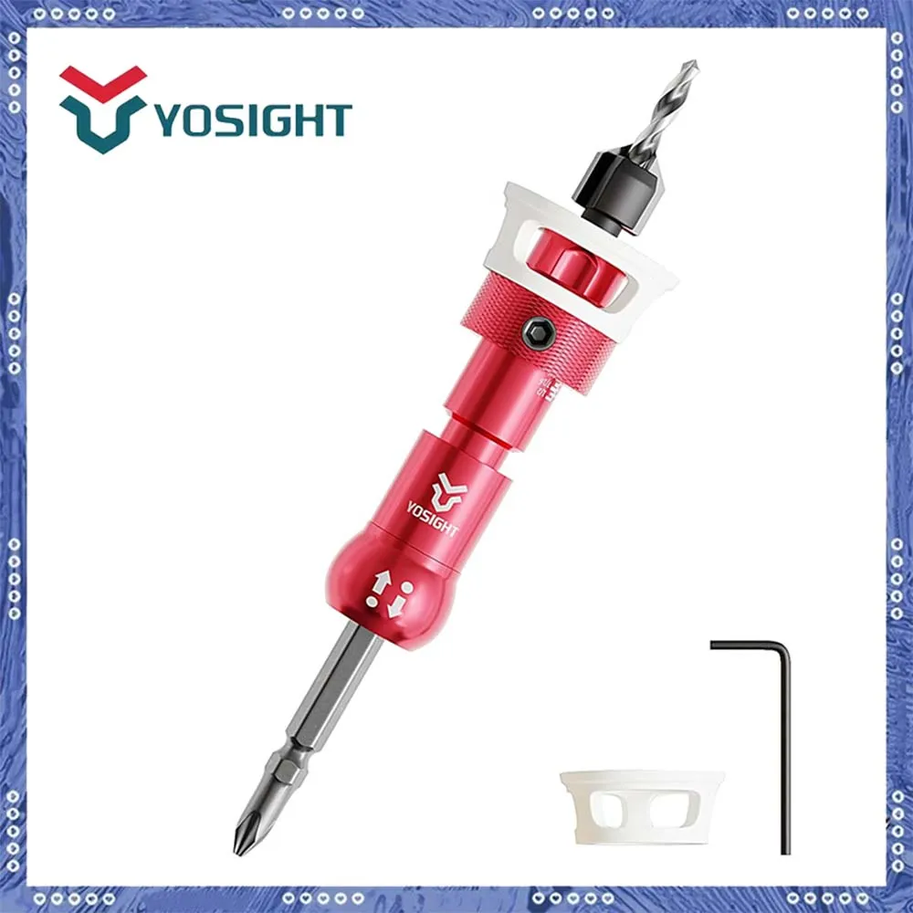 

Adjustable Depth Countersink Bits Carbide With L-Wrench And Hex Shank For Woodworking Projects Precision Reliable High-Quality