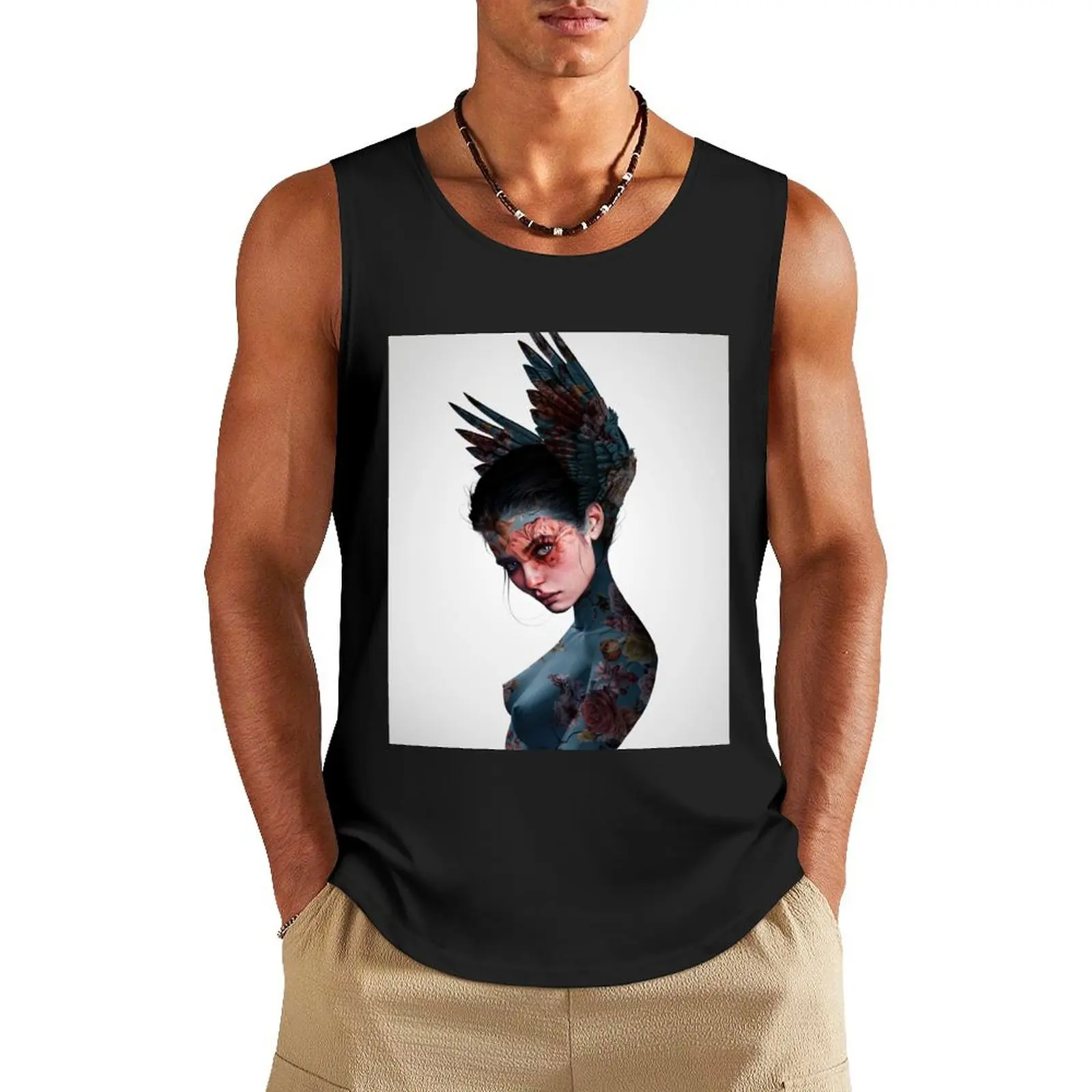 Hybrid creature Tank Top Gym wear Vest for boy