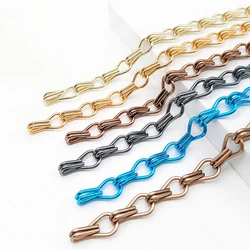 1m Decorative Aluminum Chain for Exhibition Hall Decorative Color Partition Wall Screen Ceiling Decoration Chain Hanging Curtain