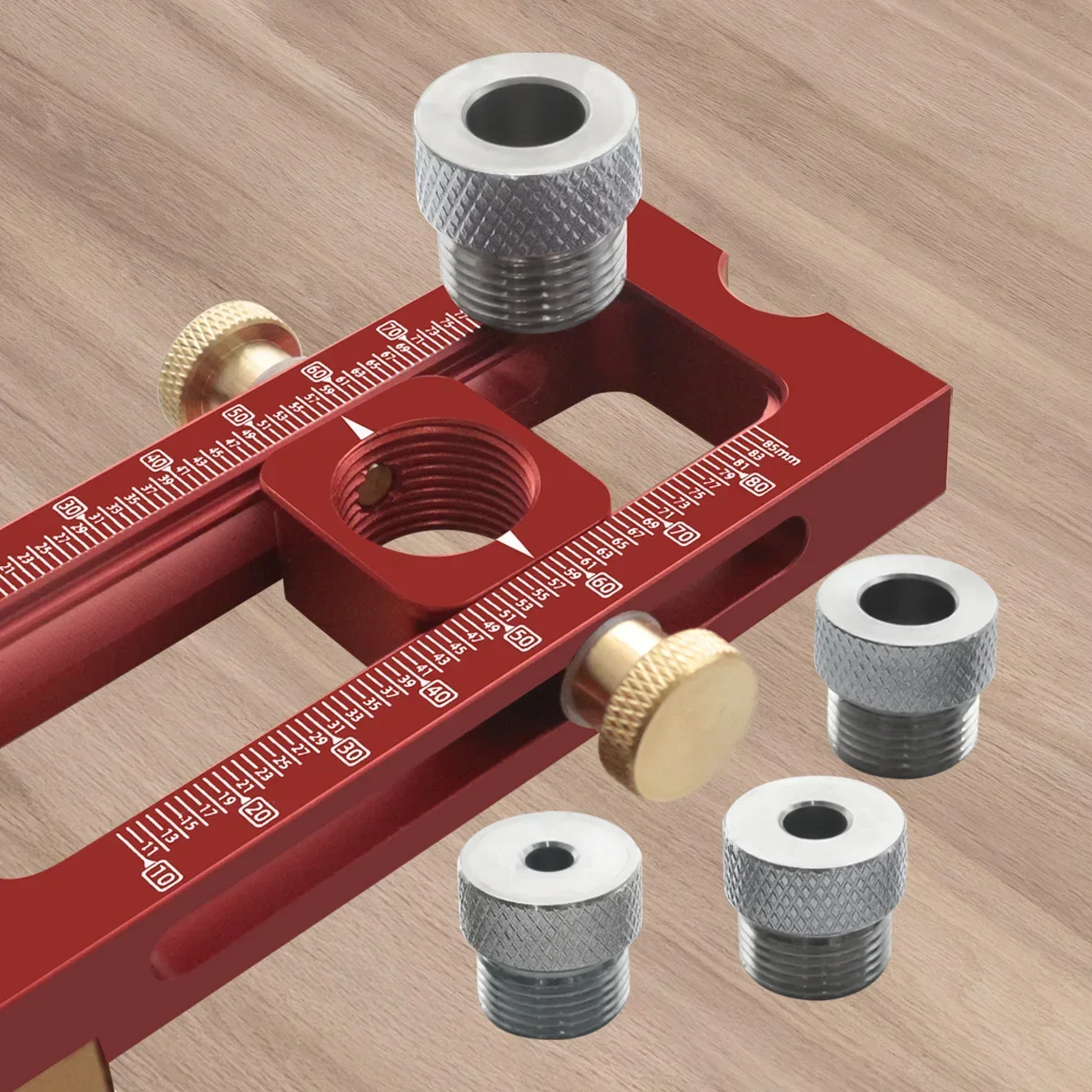 2 In 1 Boorgeleiding Plug Bed Kast Schroef Punch Locator Houtbewerking Gat Boor Set 5-Hole 6/8/10/12/15Mm Pin Armatuur