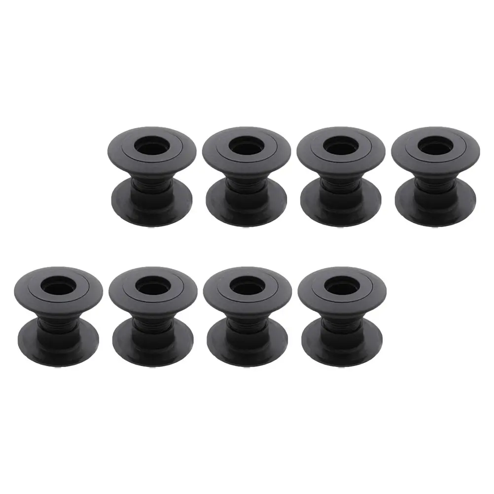 

8 pcs Foosball Bearing Rod Table Football Bushings Premium Replacement Black Hard Bumpers Standard Fit Durable Odorless