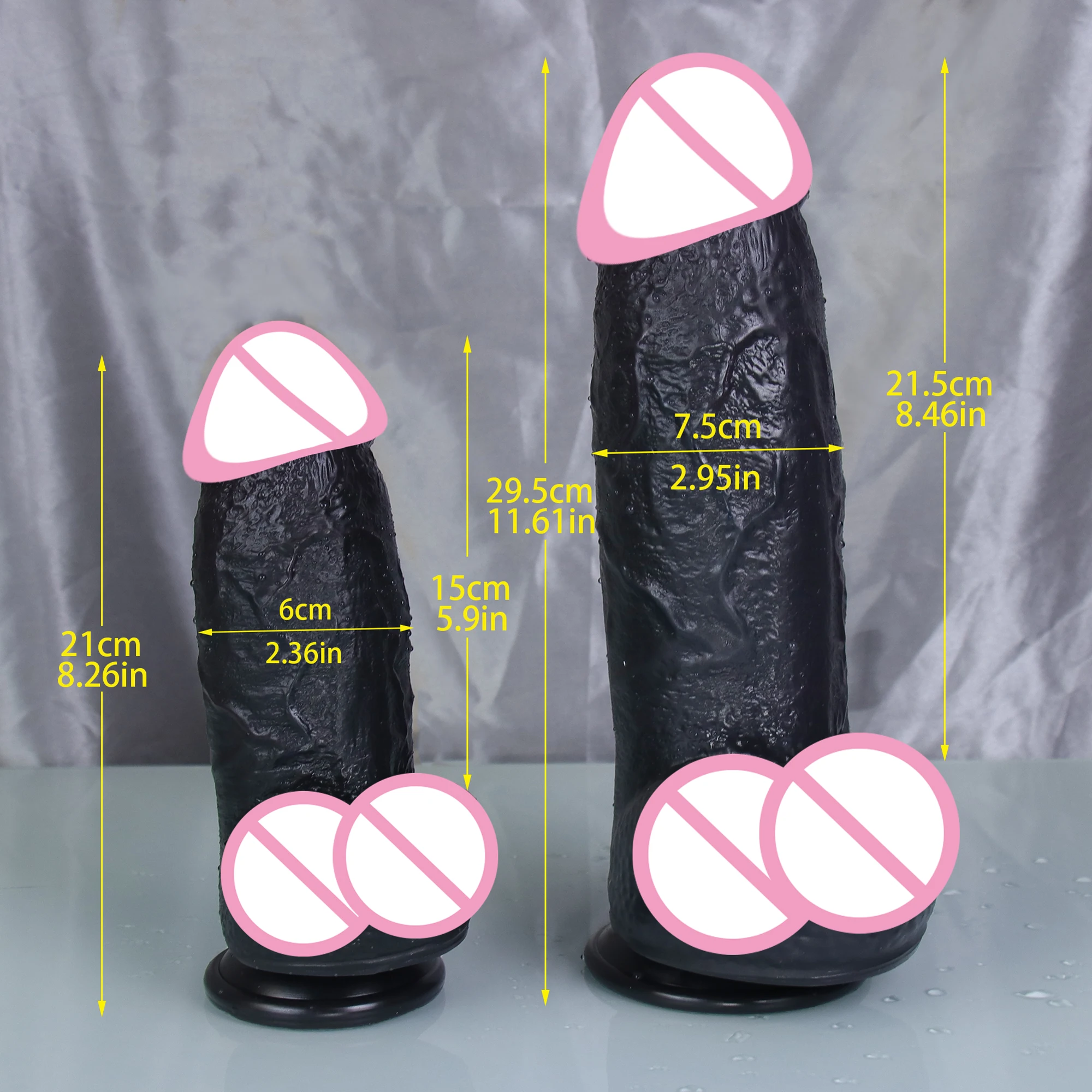 Soft Huge Black Dildo Sexy Penis Sexy Toys For Women Vaginal Massager G-Spot Stimulato Skin Feeling Sex Toys Female Masturbator