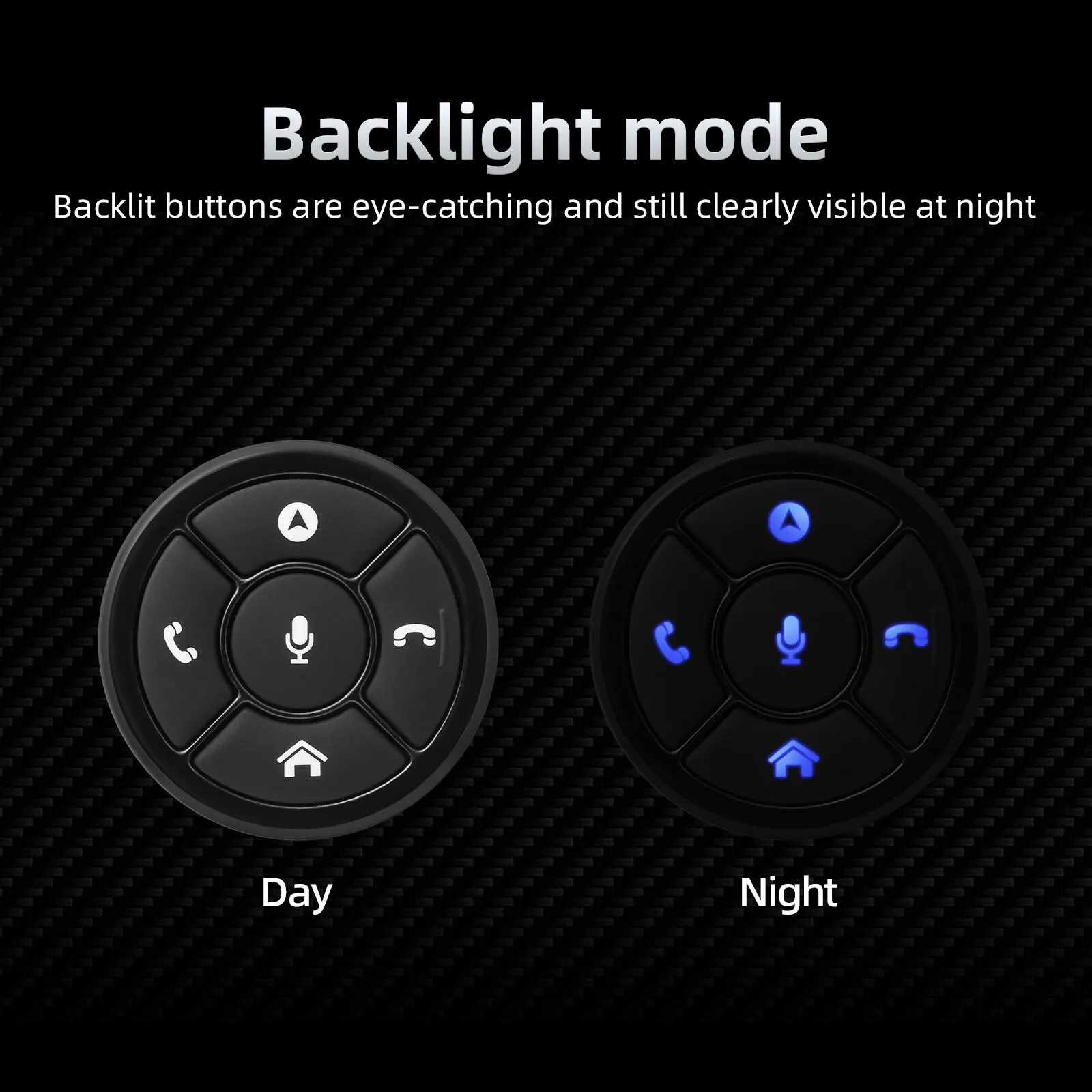 AD Wireless Car Steering Wheel Control Button 10 Key for Car Radio DVD GPS Multimedia Navigation Head Unit Remote Control Button