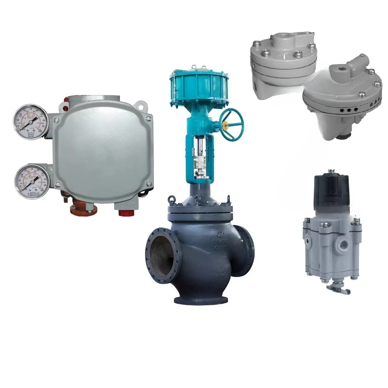 

Three-way Valves, Valve Positioners, Regulators and BR200 BR400 Amplifiers