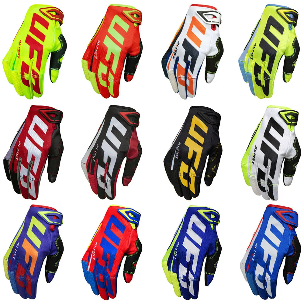 UFO Almst Off-road Motorcycle Gloves Mens Women Mountain Bike Gloves BMX ATV UTV Guantes Soft Breathable Motocross Racing Gloves