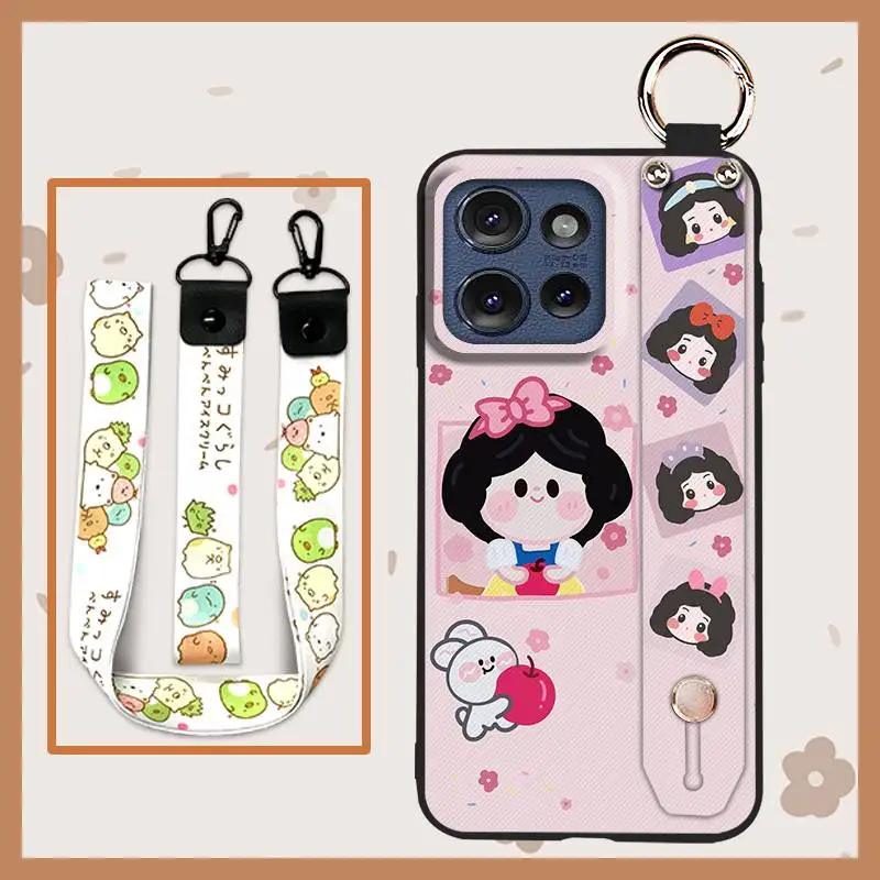 

Waterproof Kickstand Phone Case For MOTO G 5G 2025 Anti-knock Dirt-resistant Durable Anti-dust Lanyard ring Cute