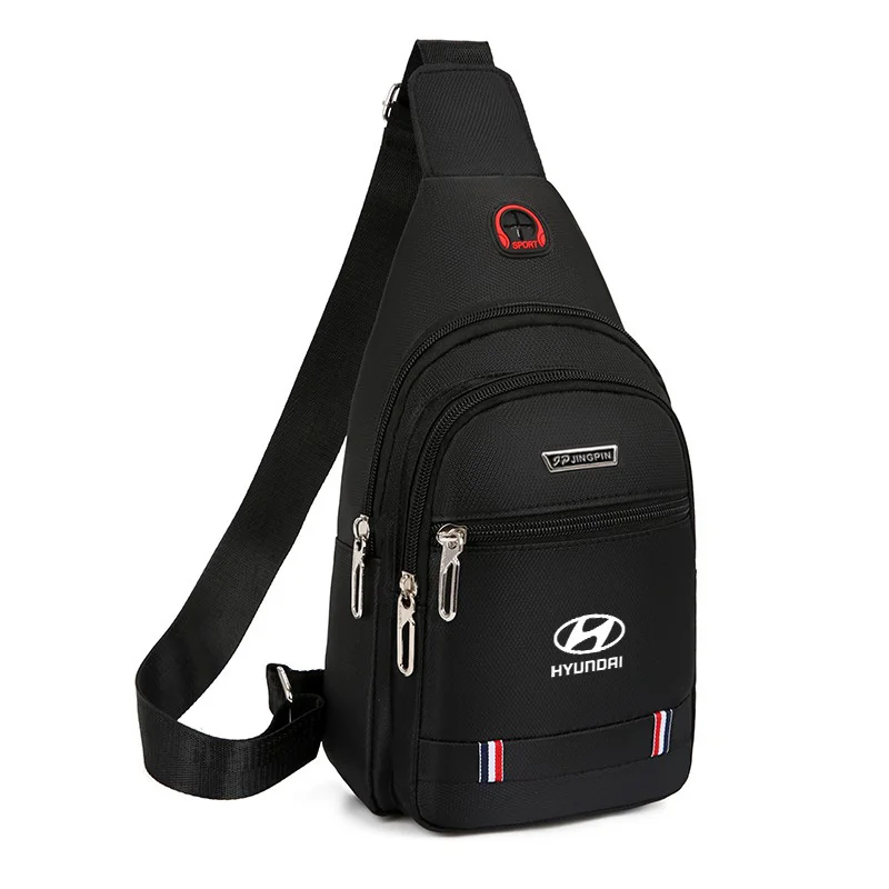 حقيبة الصدر الاتجاه حقيبة كروسبودي الرياضة في الهواء الطلق حقيبة كتف محمولة لشركة هيونداي توكسون IX35 I30 I20 كونا كوبيه فيلوستر I40 جيتز #3