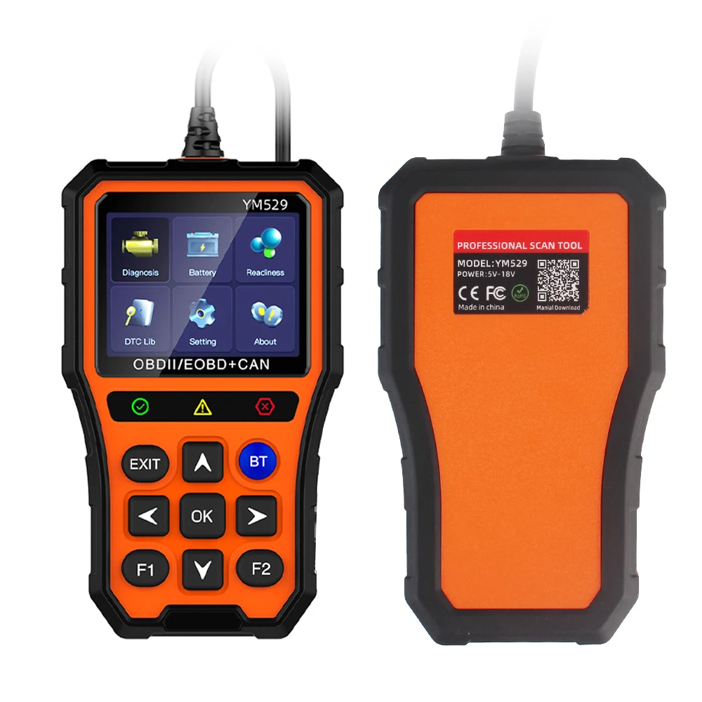 Professional Automotive Diagnostic Scanner OBD2 Scanner OBD2 Engine Code Reader Battery Life Check and Evaluation