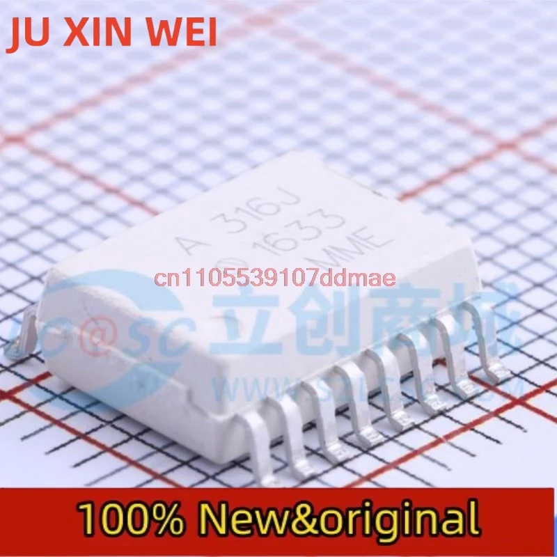 5pcs HCPL-316J-500E Brand: Broadcom/AVAGO Packaging: SO-16-300mil Brand new original genuine products in stock, with guaranteed