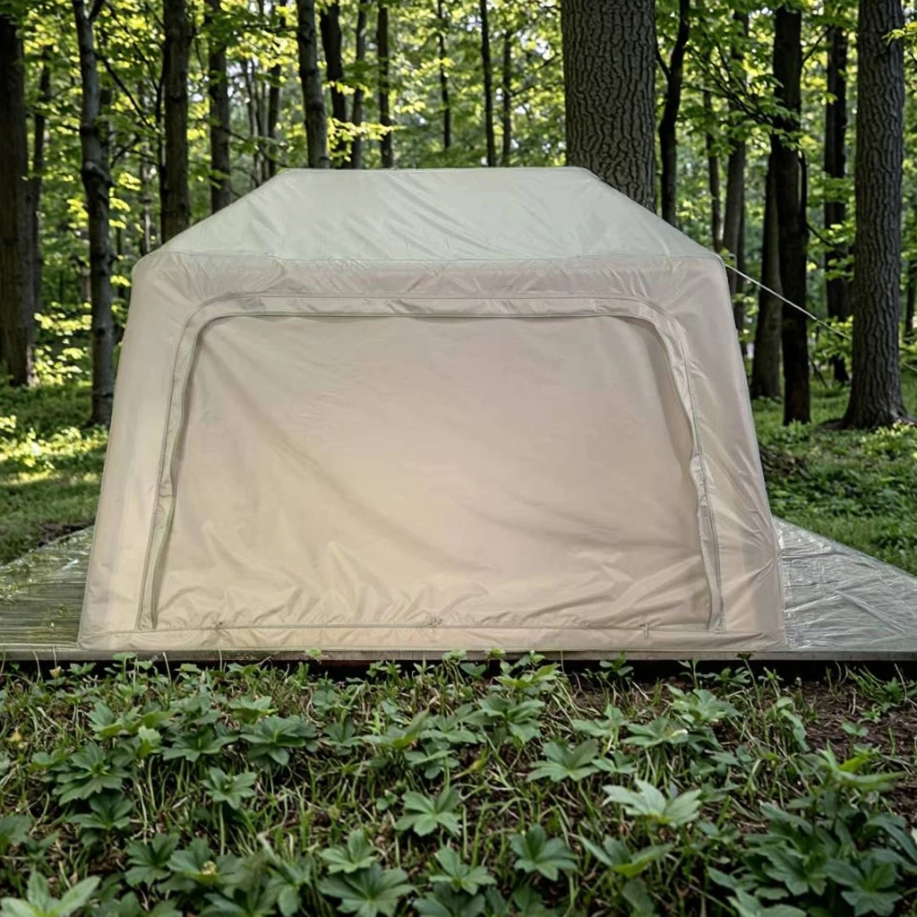 

Large Outdoor Family Tent for Camping Waterproof Glamping Inflatable Tent with Oxford PVC Nylon Fabric for Families Groups