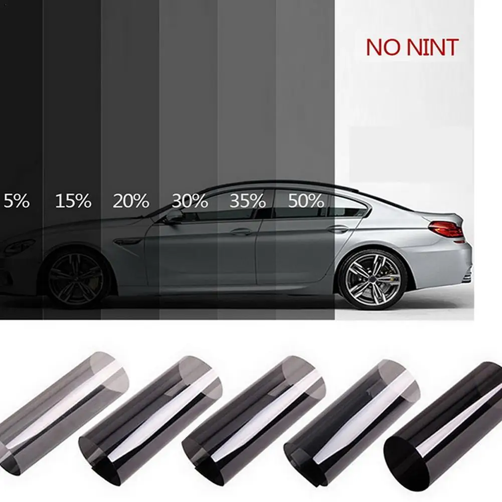 50cmx3/6m Car Window Privacy Tint Film Auto Vinyl Anti Look Glass Sticker UV Protector Foils Sticker Film Sun Shade Film