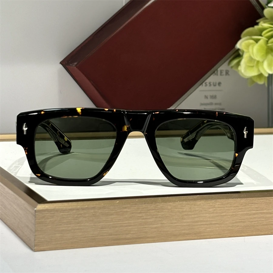 JMM  THUNDERCLOUD Sunglasses Men Women Female Retro Acetate Rectangle Sunglasses For Man and Women Luxury Brand Shades