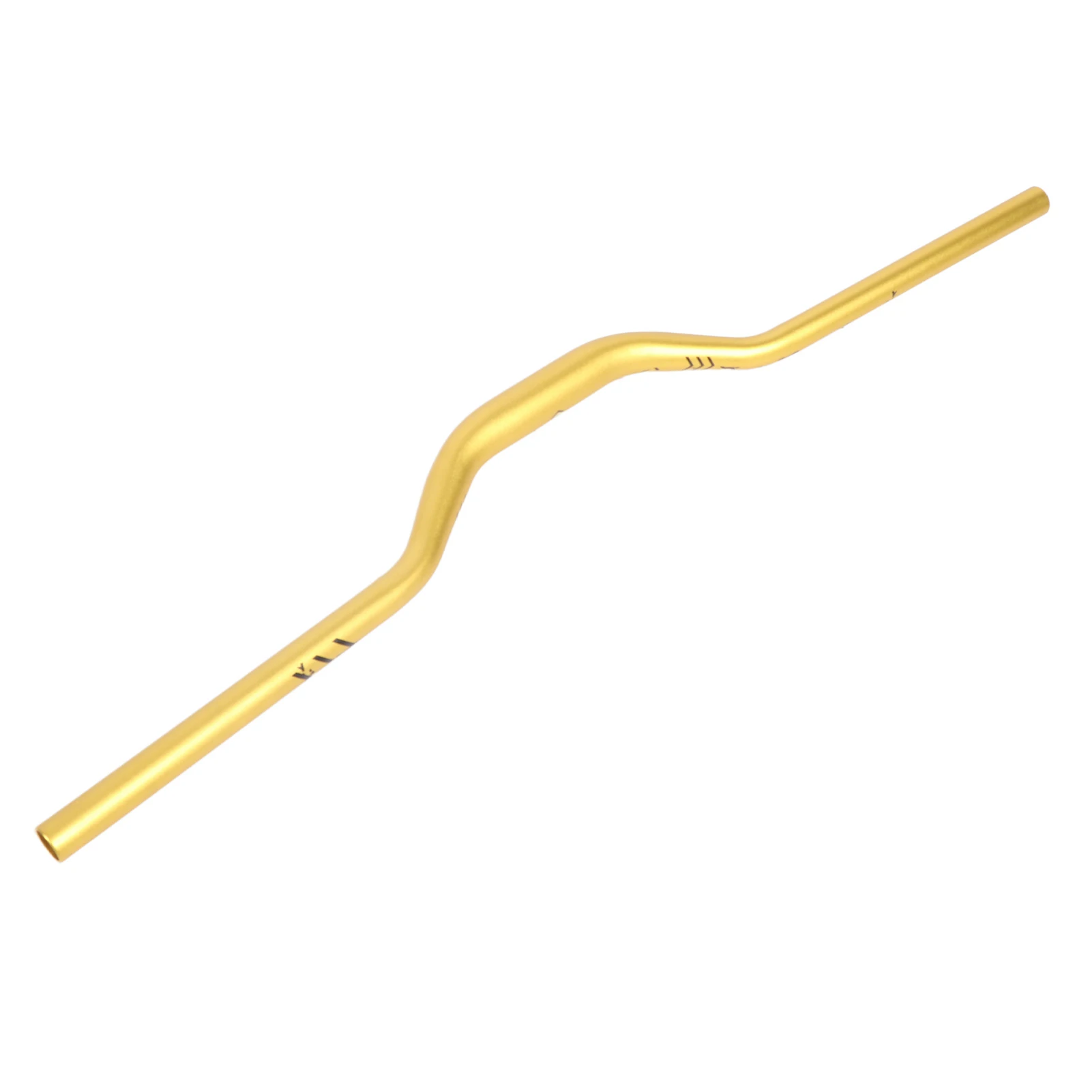 Draagbaar 31,8 mm mountainbike-stuur van aluminiumlegering, met een verhoogde positie van 55 mm en een lengte van 780 mm, voorzien van een matte afwerking.