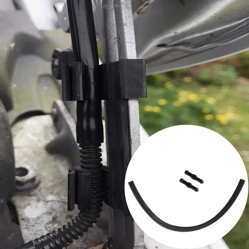 Windscreen Washer Pipe Repair Kit For VW T5 Transporter - Tube Fix Windshield Wiper Water Hose with 2pc Direct Connection Joint