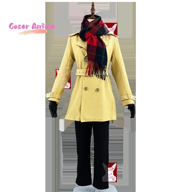 لعبة شخصية أكيتشي جورو أزياء تنكرية موحدة للهالوين كرنفال حفلة عيد الميلاد لعب الأدوار الملابس الملابس