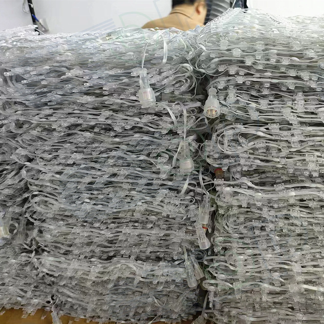 DC12V 5 سنتيمتر الملعب عنونة RGB الذكية LED حصاة/البذور مرنة مصفوفة شبكة أضواء الشاشة P67 بكسل DIY نمط المتاحة #4