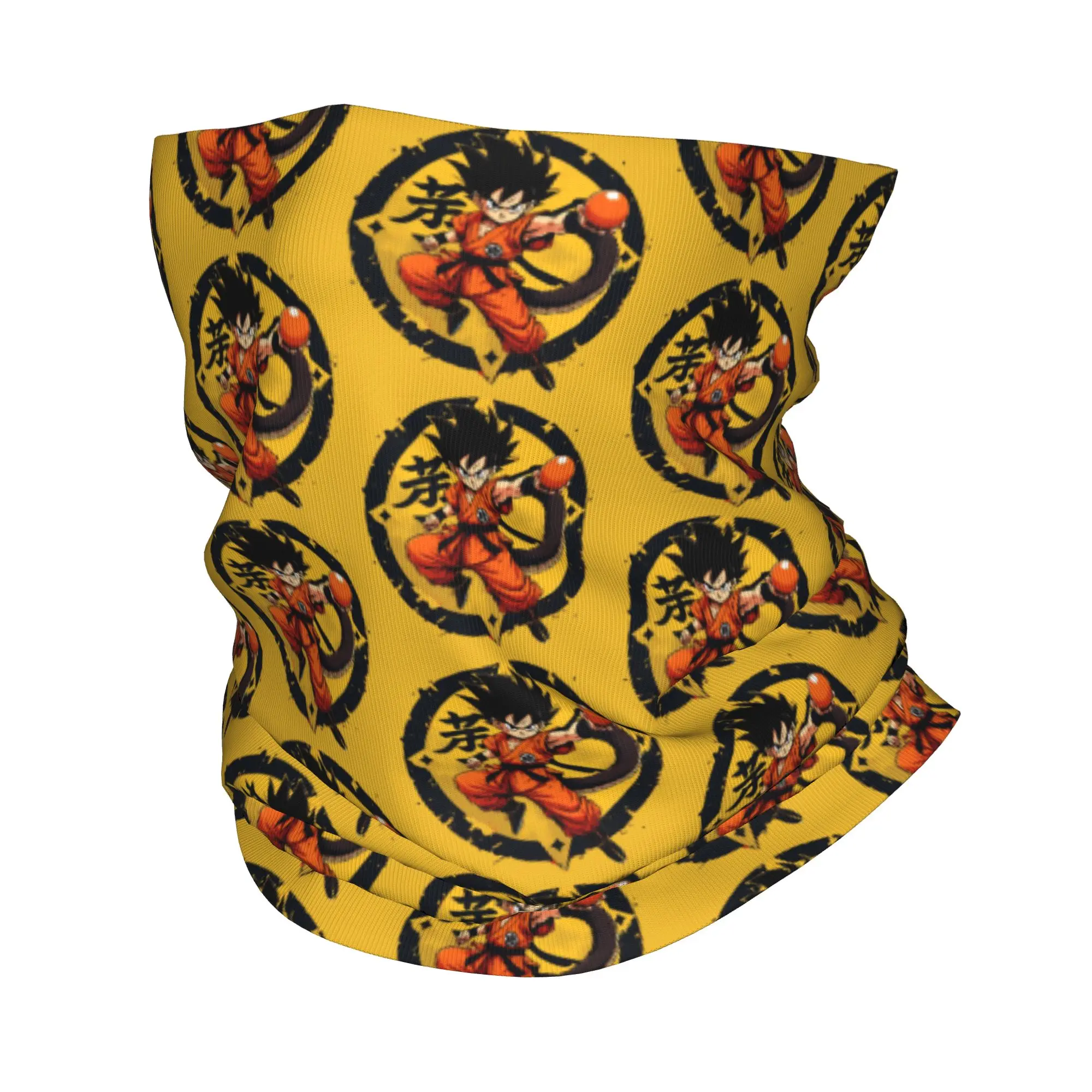 

Dragon Ball Kid Goku Bandana Neck Gaiter Printed Wrap Scarf Multifunctional Face Mask Running Unisex Adult Windproof