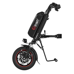 Elesmart A5 Electric Wheelchair Handcycle 36V 250W/350W/500W 12Inch Conversion Kits Tractor with 36V Lithium Battery