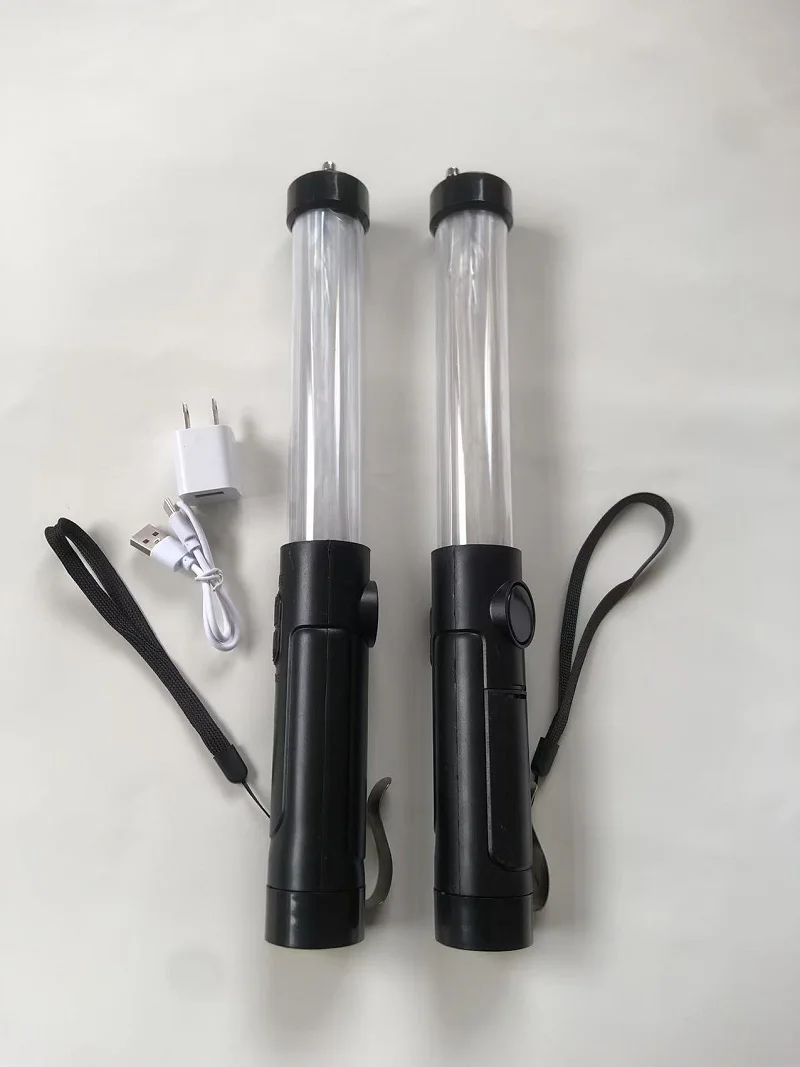

32cm White Tube Red Shift Green Road Traffic Rod Dry Battery/Rechargeabel Model