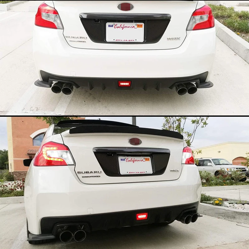 iJDM For Subaru Impreza WRX/STI or XV Crosstrek Full LED Rear Fog Light Kit, Function as Tail/ Brake Light, Backup Reverse Light