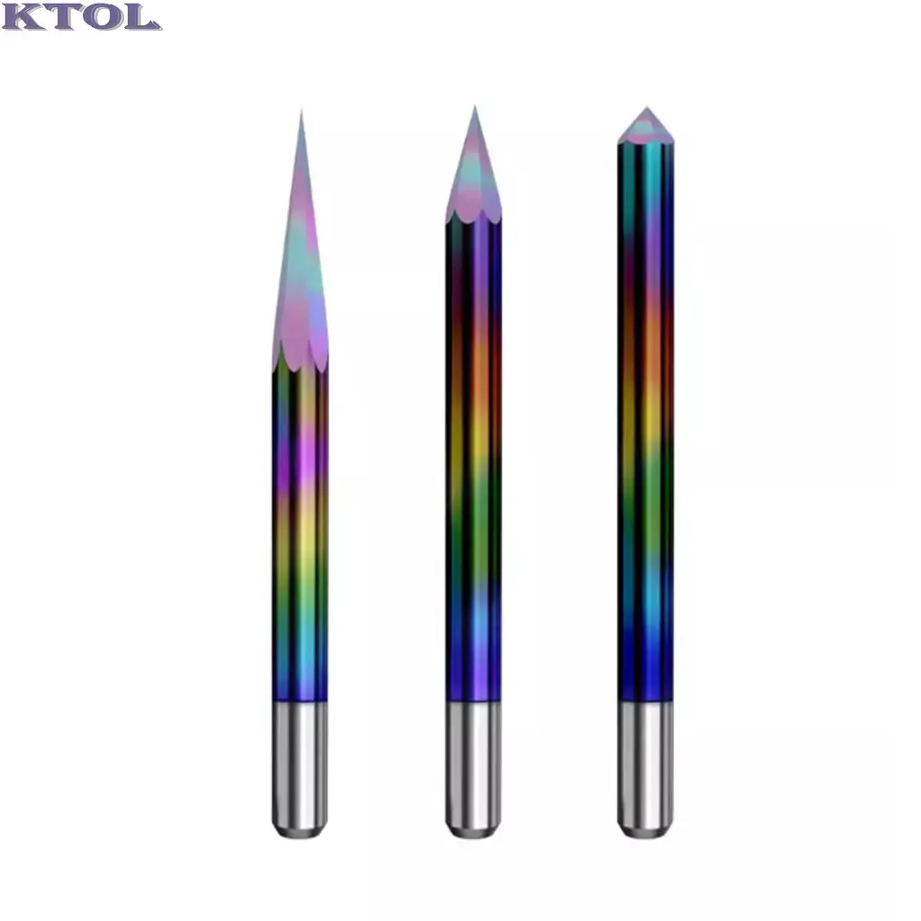 

4 мм 6-флейтовые фрезы с ЧПУ, гравировальные фрезы, карбид вольфрамовой стали, резьба, концевые фрезы, инструменты для резки металла, дерева, МДФ, 3D