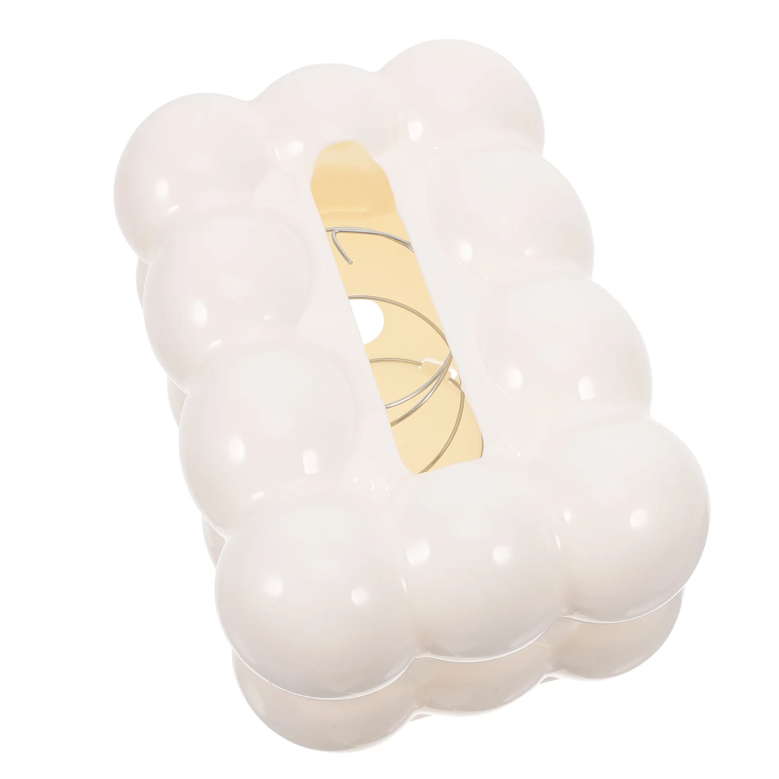 

1pcs Cloud Shape Plastic Tissue Box Holder Nordic Design Large Capacity Decorative Tissue Box For Living Room Bedroom Bathroom