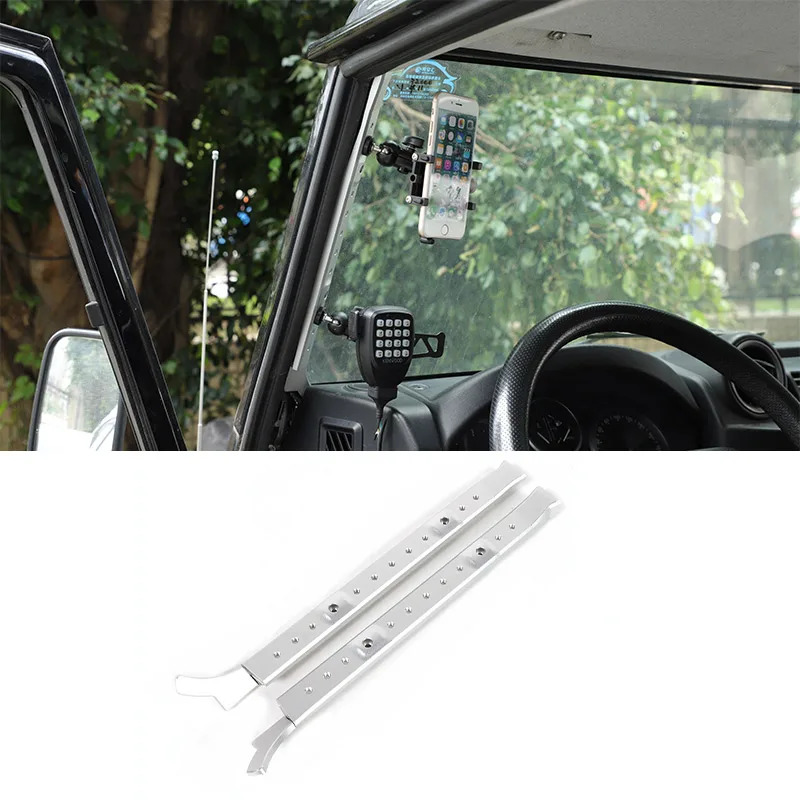 For Land Rover Defender 110 130 2004-2018 Aluminum Alloy Car A-pillar Expansion Support Base Multi functional Base Accessories