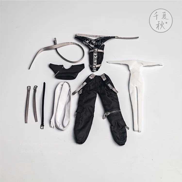 1/12 feminino soldado botas de combate workwear calças colheita topos batalha vanguard série roupas conjunto para 6 Polegada terno móvel corpo da menina