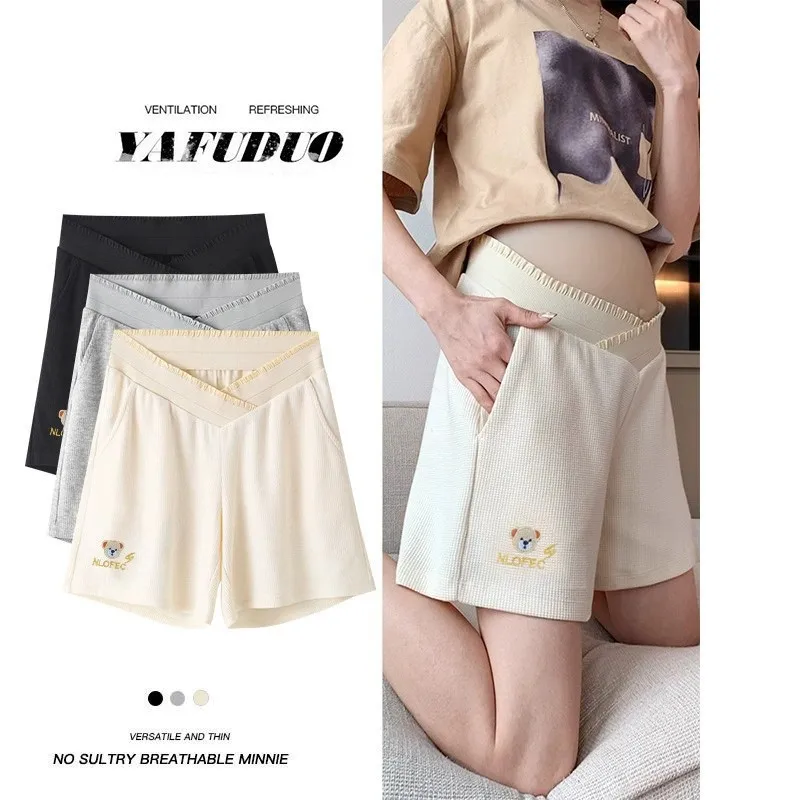 Maternity Maternity Leggings Summer Thin Belly Support Low Waist Casual Five Point Shorts Pregnant Women Daily Wear Home Travel Hiking - Aliexpress Deal