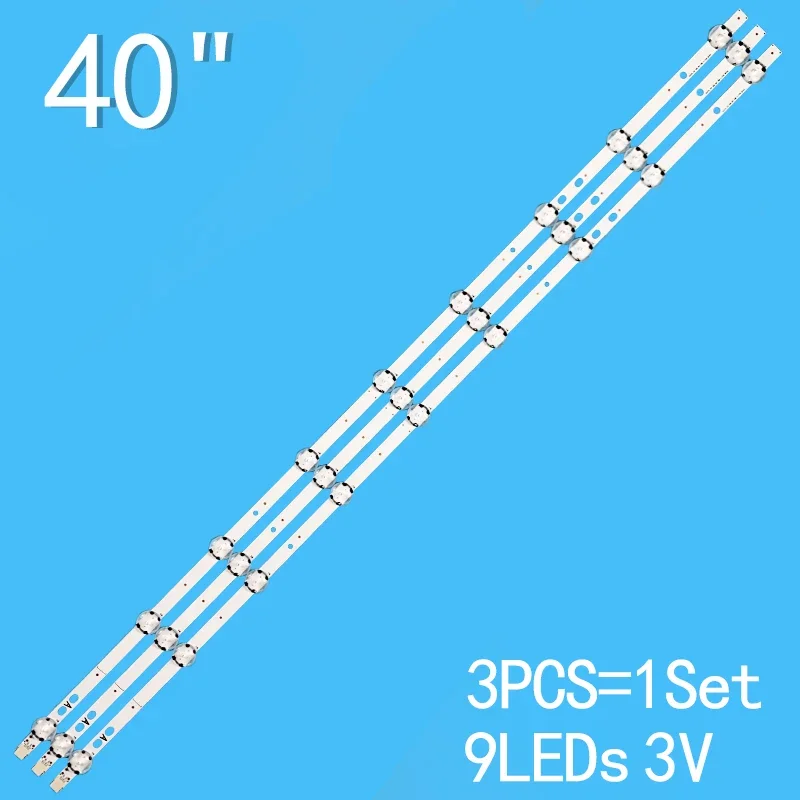 TV用LEDバックライトストリップ,745mm, JL.D40091330-078AS-M-V01, LT-40C860,40c880,40c890,17db40h,dled40uhdrs,VES400QNDS-2D-N13, 3個