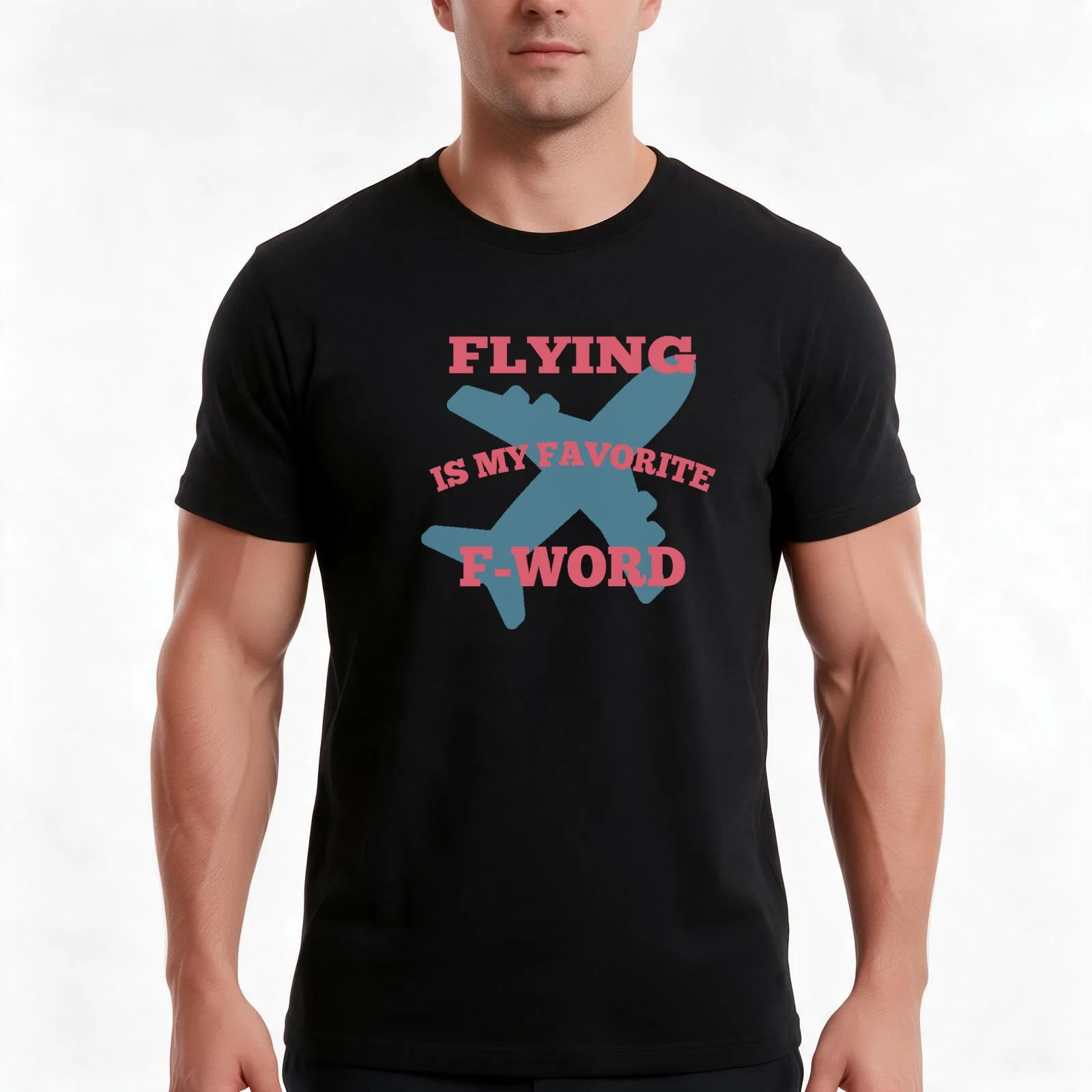 Flying is My Favorite F Word Pilot World Travel Hacker Travel Blogger Credit Card Points Travel T-Shirt Vintage Graphic Print