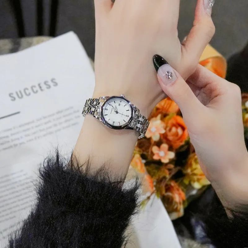 SUNMATE Luxury Women's Automatic Mechanical Watch, Stylish Analog Stainless Steel Bracelet,Waterproof Dress Watch with Watch Box