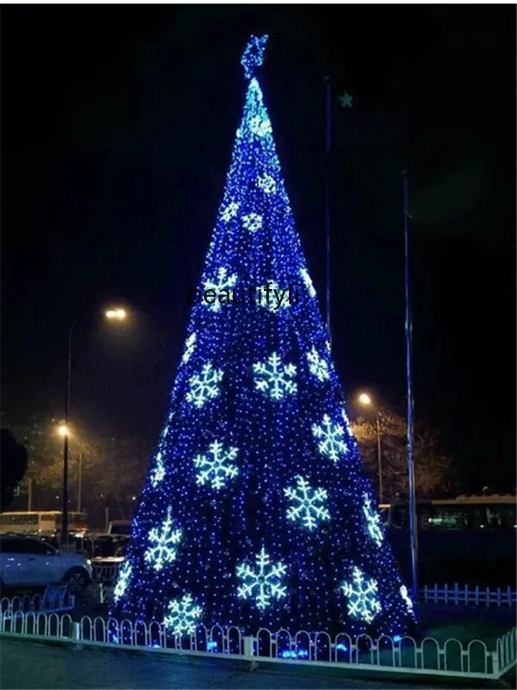 Large Christmas Tree Package 4m 5m 6m Blue LED Light Christmas Decorative Tree