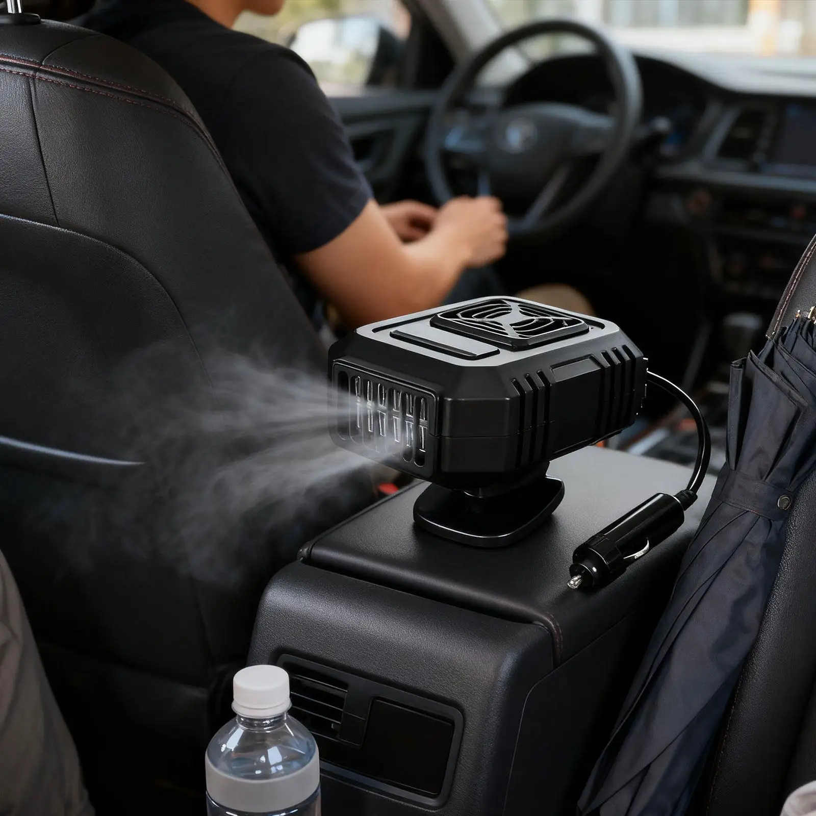 Car Winter Accessories Heater 12V Portable Defroster Demister Compact Fan Air Conditioner for Auto Windshield
