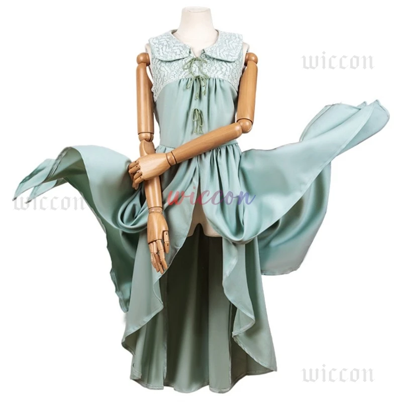 Game Ranni Cosplay Costume Full Set With Hat Wig Dress Cloak Full Set Halloween Carnival Cosplay Ranni Clothing Fake Hands Props