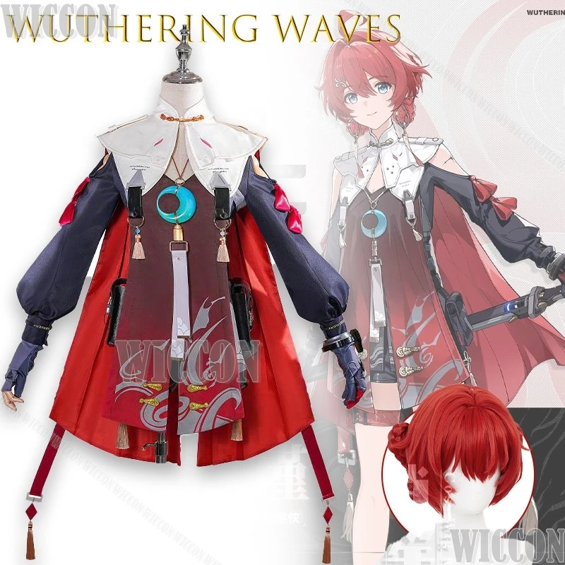 

‌ Wuthering Waves Danjin Косплей Игровой Наряд Полный Комплект Женский Косплей Сексуальный Наряд Хэллоуина Аутентичный Дизайн Comic Con Ролевая Игра