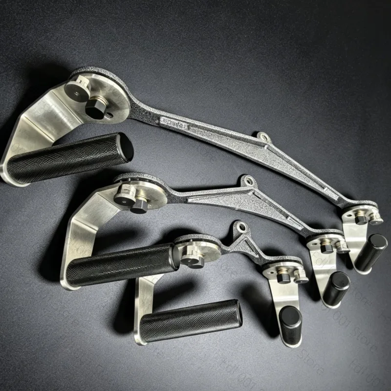360 Degree Rotating Lat Pull Down Bar 16 Level Adjustable Aluminum