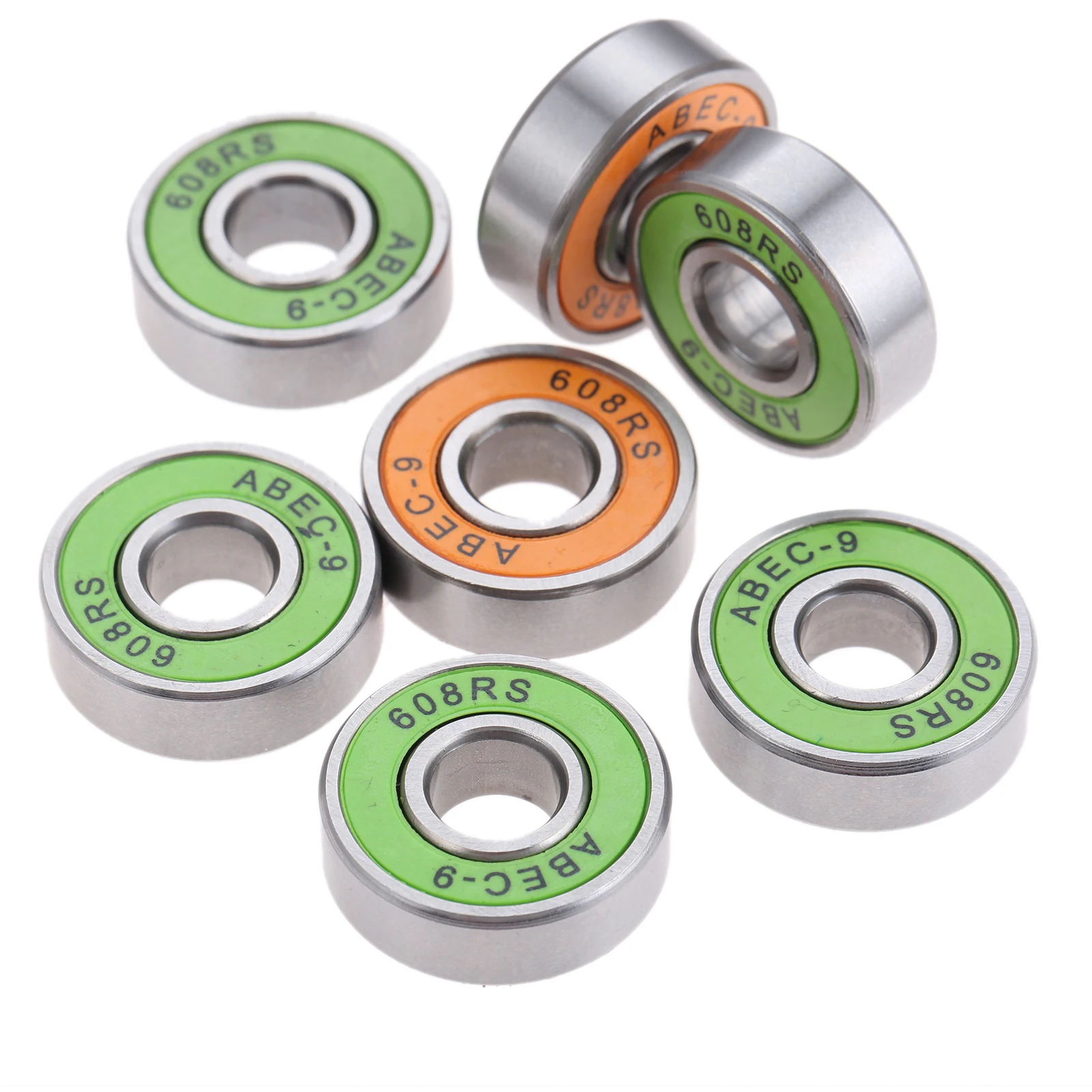 20 Pcs ABEC-9 Bearings 8*22*7mm Skating Steel Bearings For Skateboards Inline Roller Skating Scooters Bearing Accessories