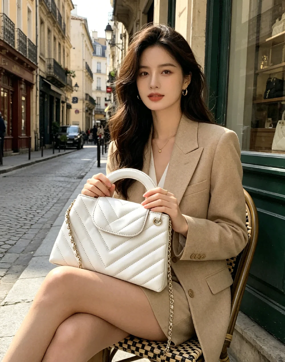 

High-texture portable small square bag new fashion versatile light luxury niche single shoulder messenger chain women's bag